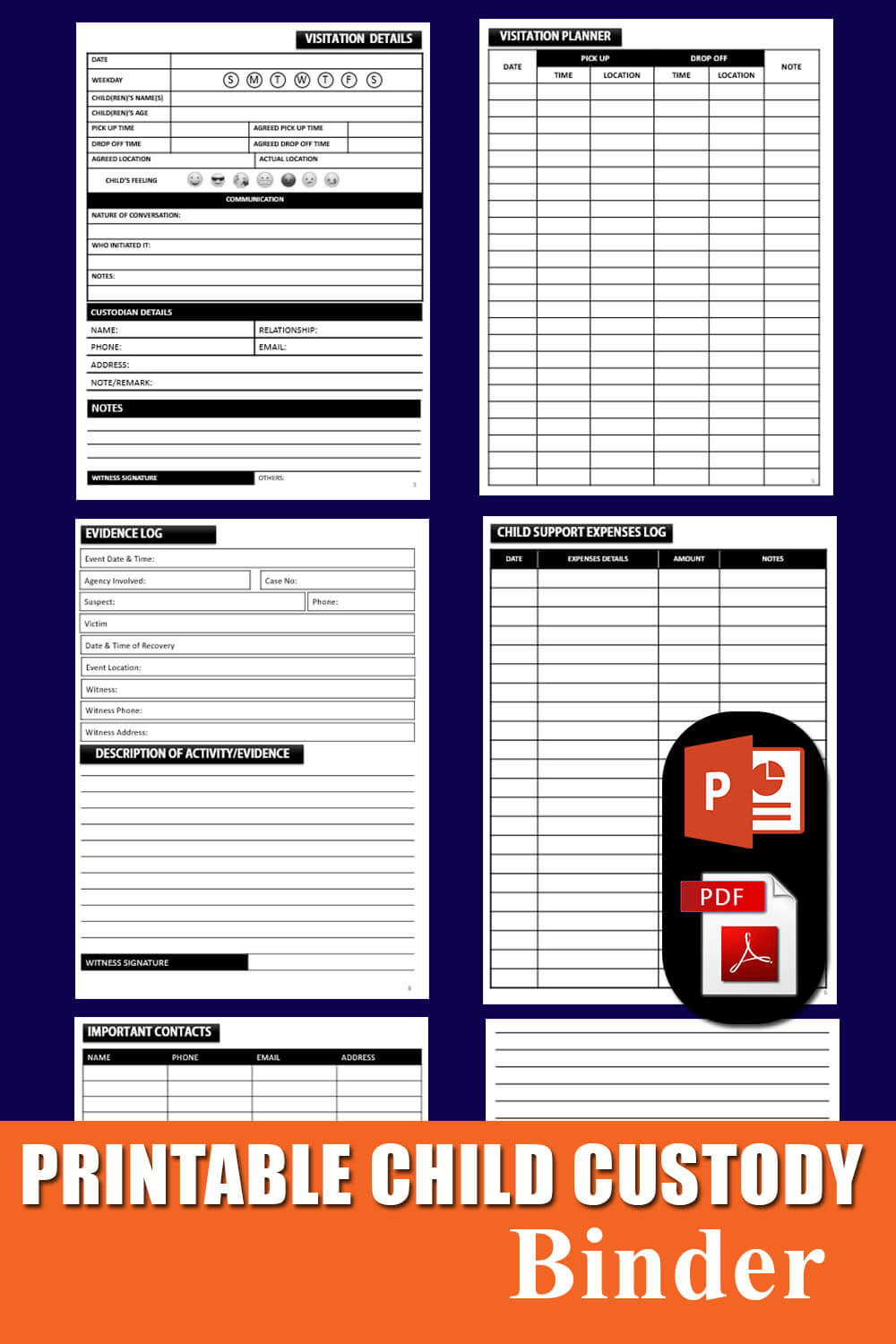 child-custody-journal-template